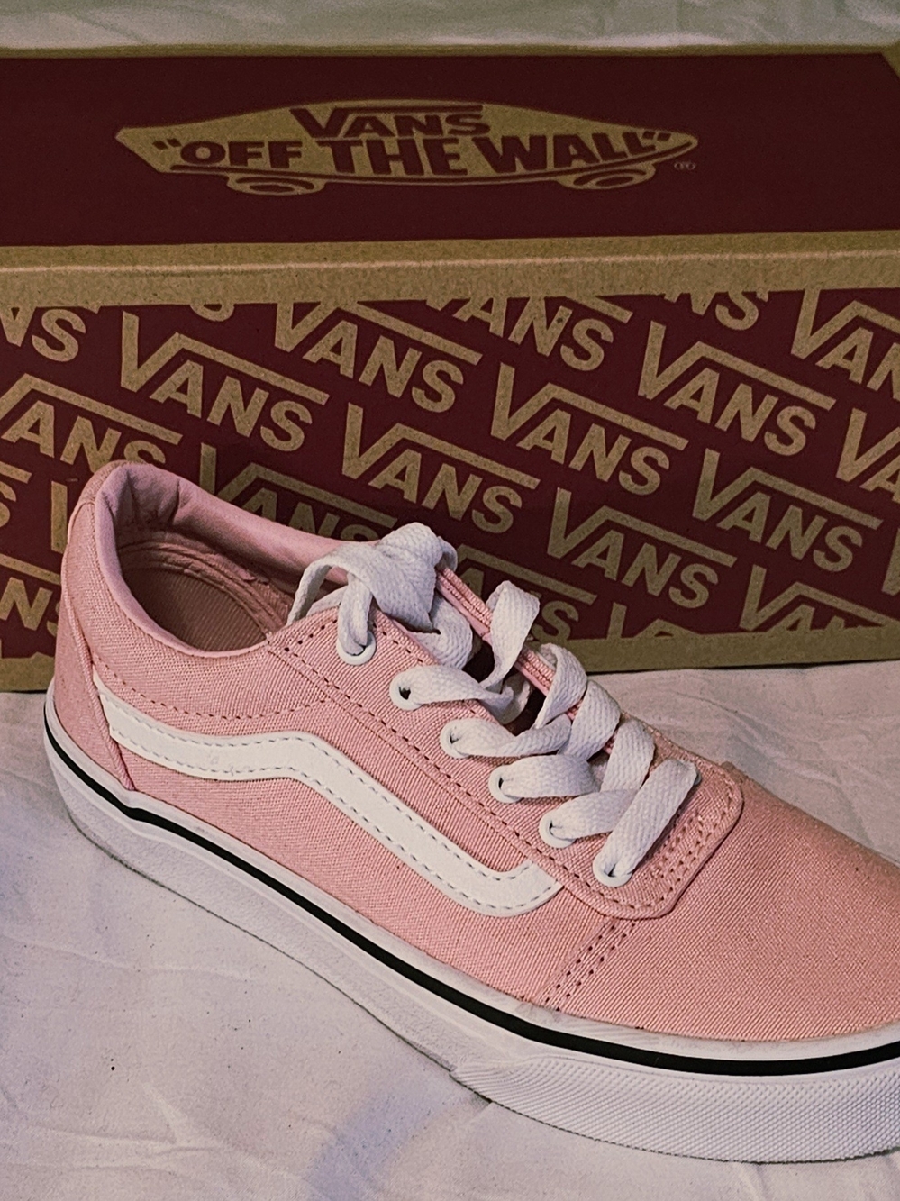 Vans Pink Old Skool Canvas Low-Top Sneaker